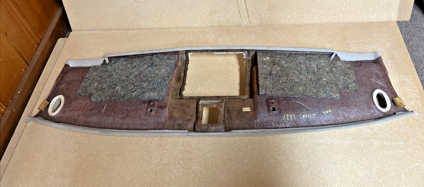 95-00 LEXUS LS400 PANEL DE REVESTIMIENTO SUPERIOR DELANTERO DEL TECHO INTERIOR OEM