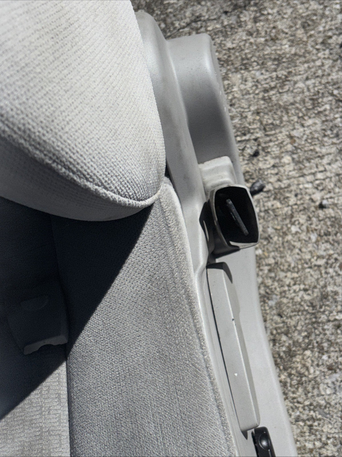 2009-2016 Chevrolet Impala Front Left Driver Seat Cloth Gray OEM