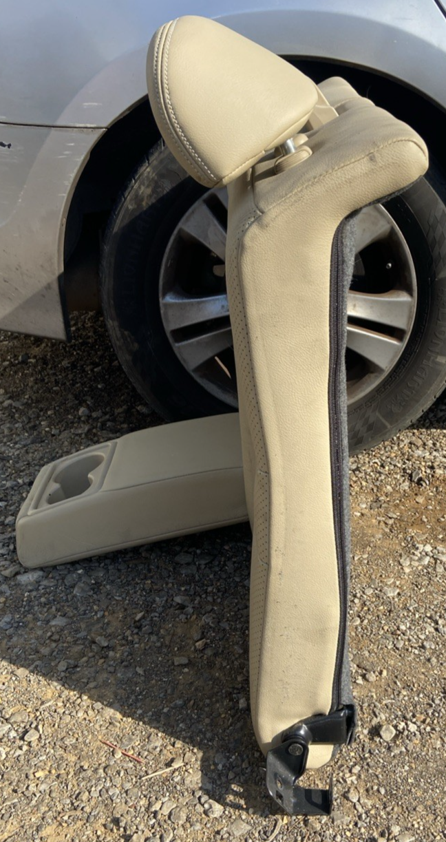 2006 Acura TSX Rear Middle And Left Upper Back Seat