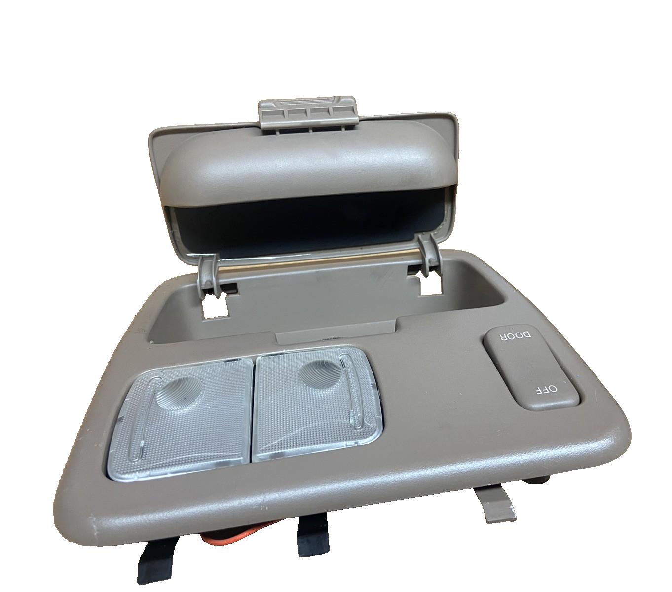 Consola de techo con luces de mapa/domo y compartimento para gafas de sol para Toyota Tundra 2003