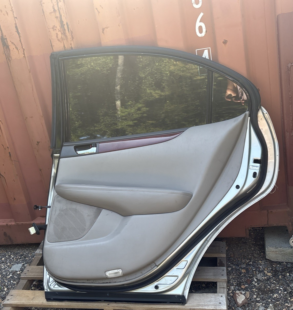 2002-2003 Lexus ES300 ES330 Carcasa de puerta trasera derecha OEM Plateado
