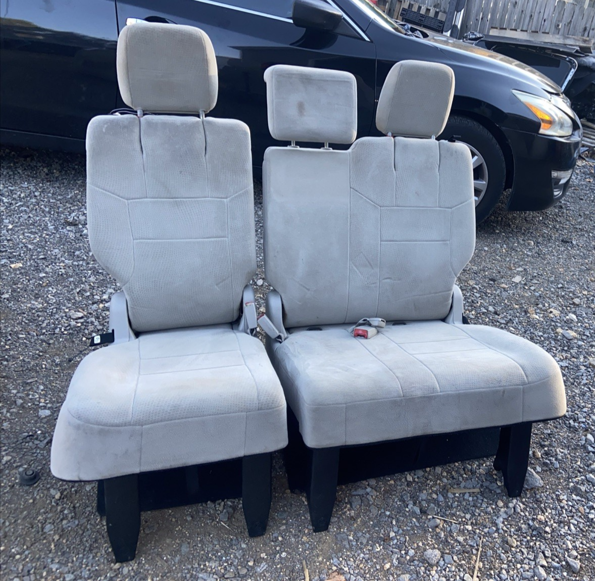 2011-18 Dodge Grand Caravan Complete Rear Seat Assembly (3rd row) Cloth
