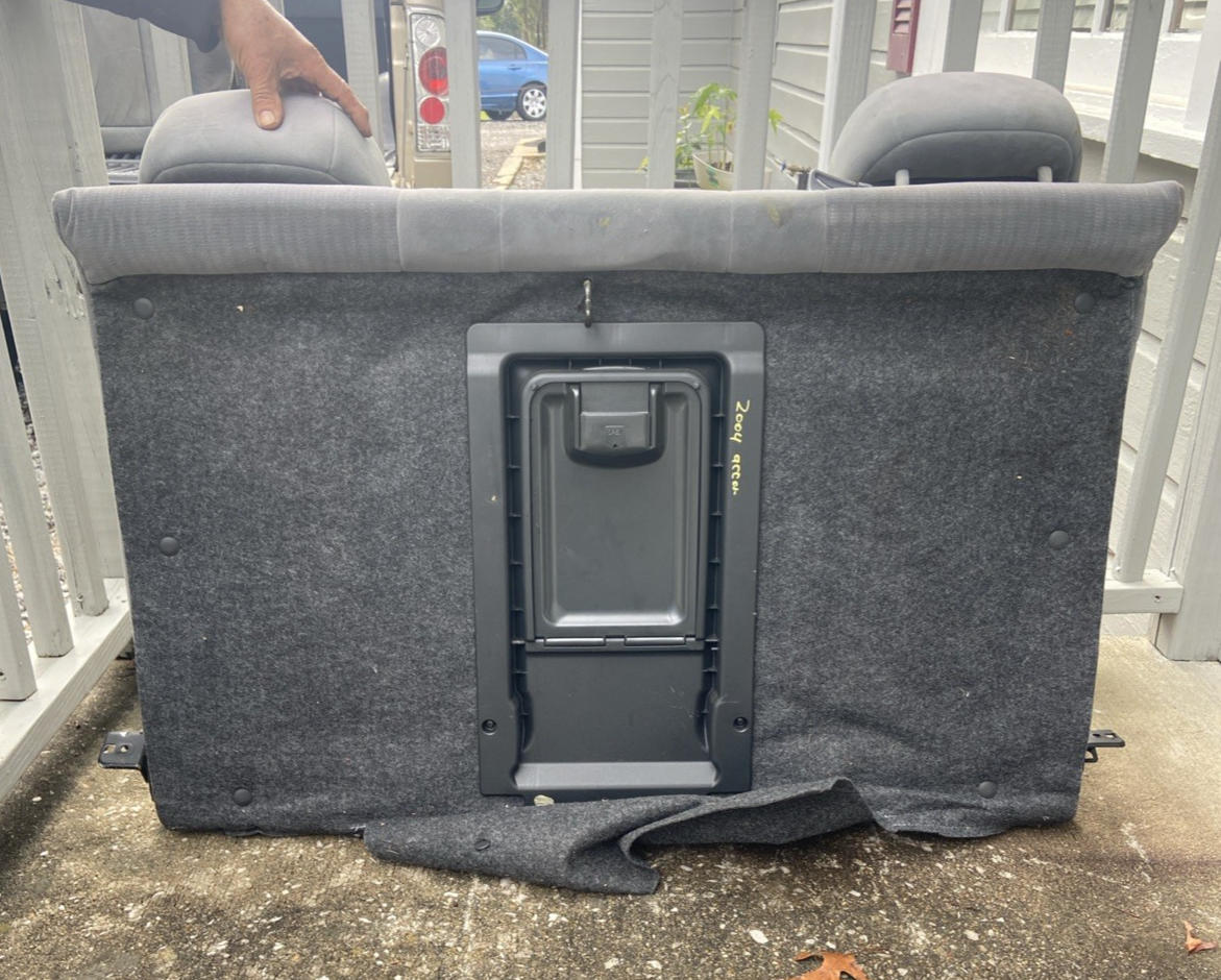 2003-2007 HONDA ACCORD SEDAN REAR SEAT UPPER CUSHION BACK Cloth Gray
