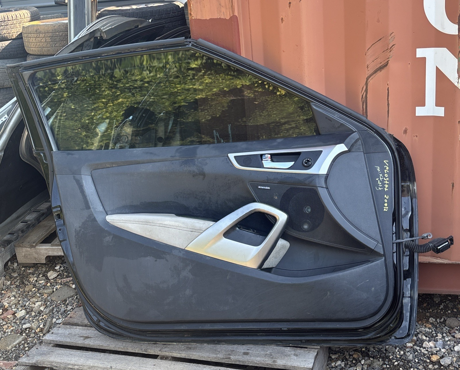 2012 -2017 HYUNDAI VELOSTER 1.6L FRONT LEFT DRIVER DOOR W/ PANEL ASSEMBLY OEM