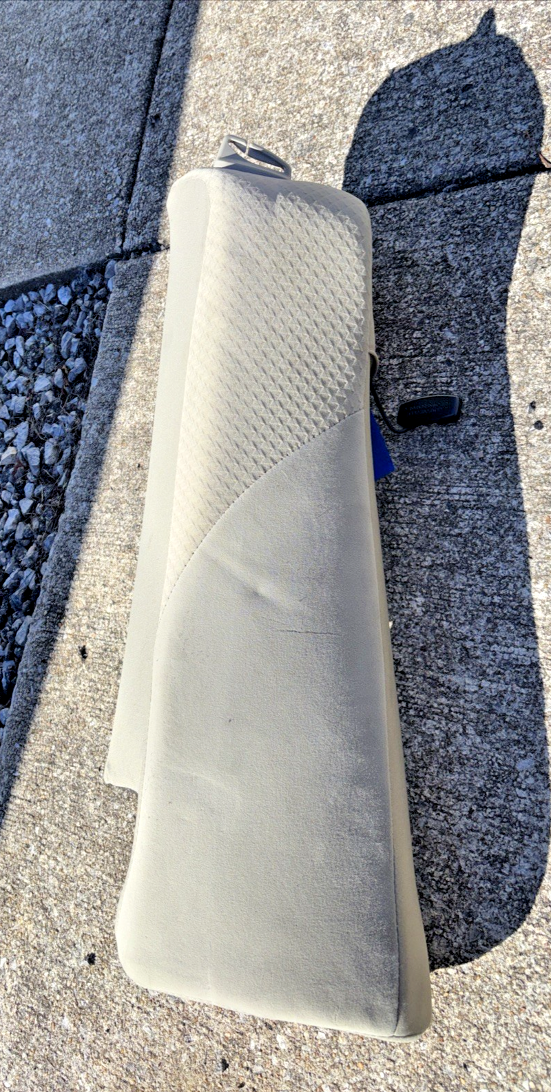 2007-11 TOYOTA CAMRY REAR LEFT DRIVER SIDE SEAT BOLSTER OUTER CUSHION CLOTH OEM