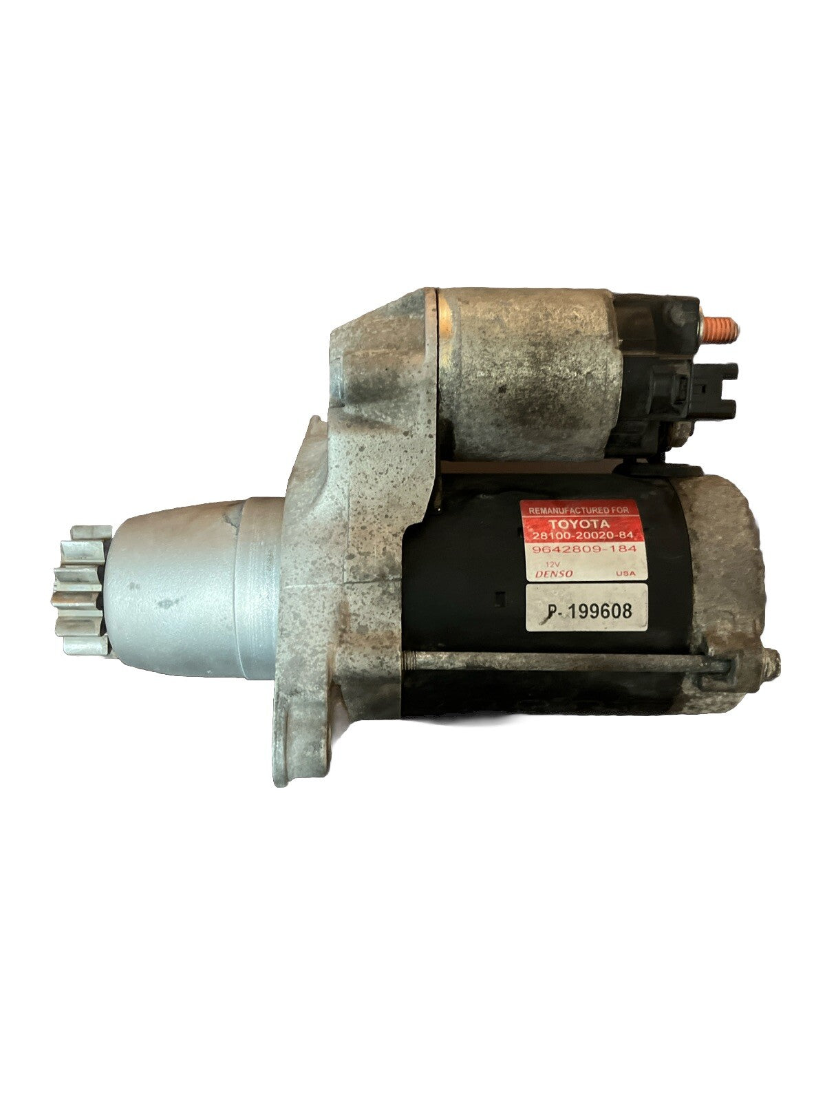2004 2005 2006 Lexus Es330 2Wd Starter Motor Japan Built Oem 28100-20020-84