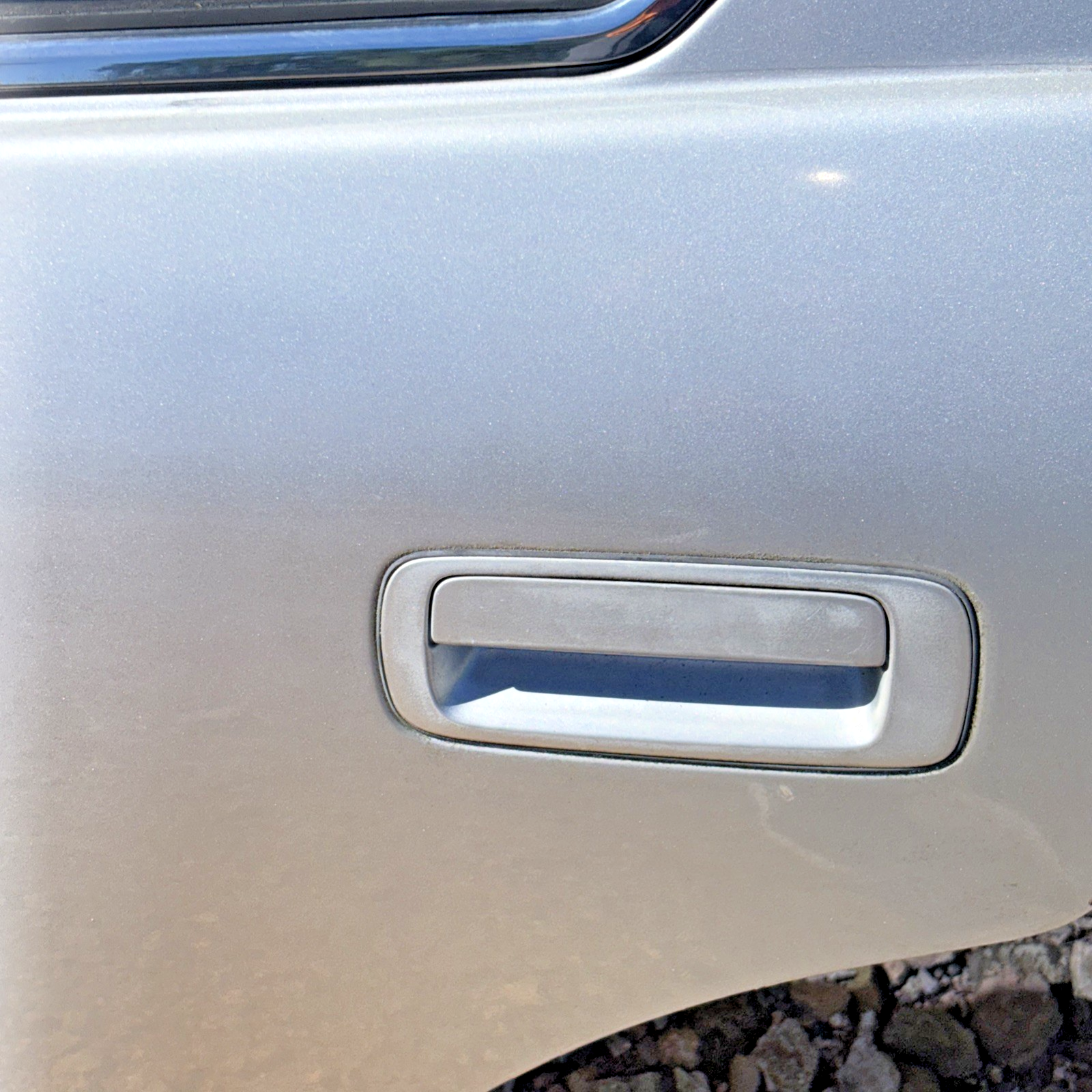 1998-2000 Lexus LS 400 Rear Left Passenger Door Shell Panel Assembly OEM Silver