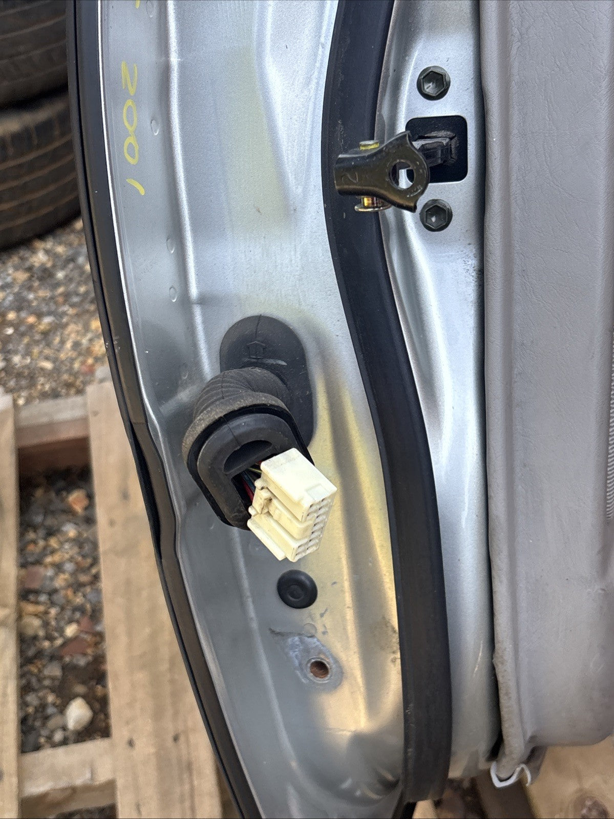 2002-2003 Lexus ES300 ES330 Carcasa de puerta trasera derecha OEM Plateado