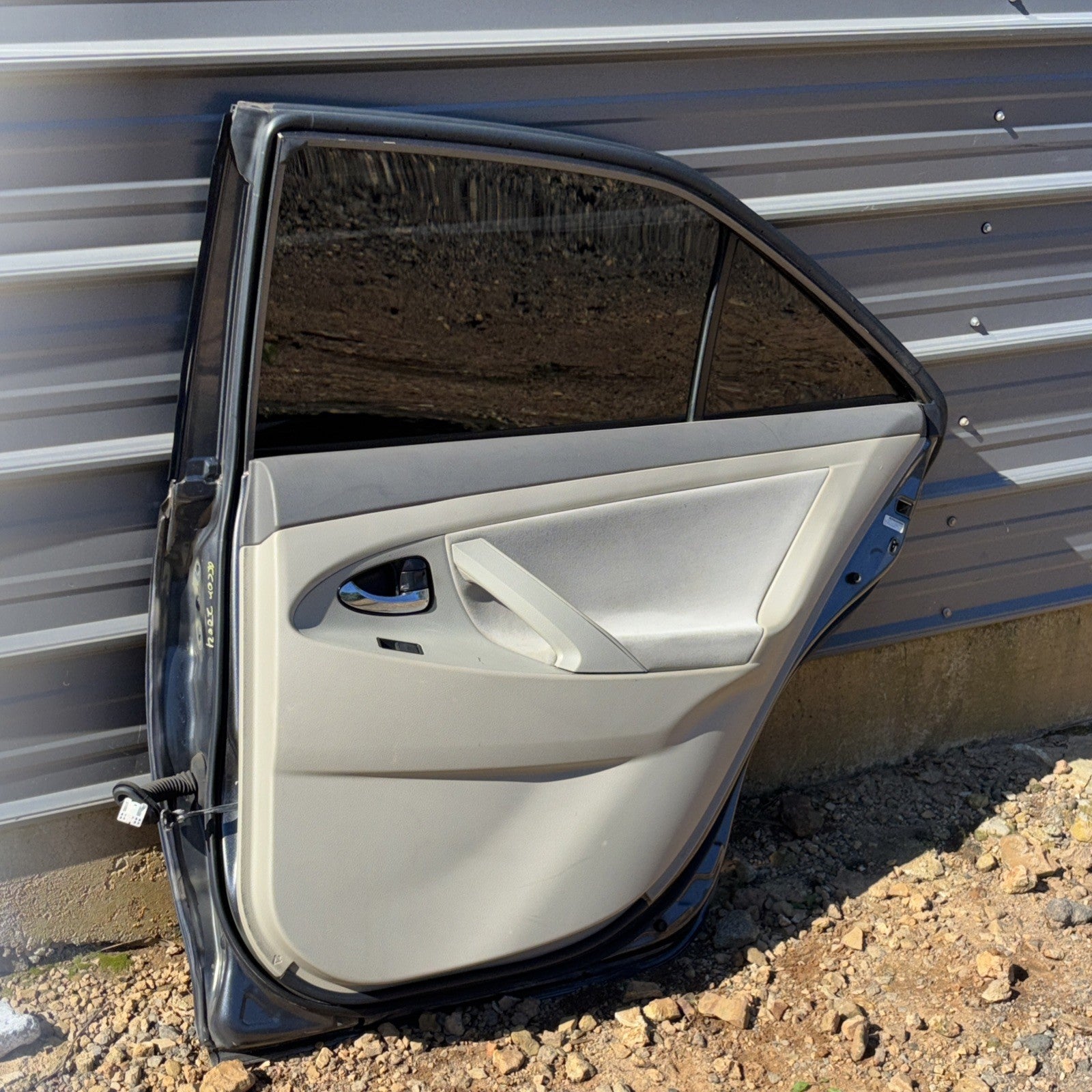 2007-2011 Toyota Camry Puerta Trasera Derecha Lado Pasajero Eléctrica OEM Gris