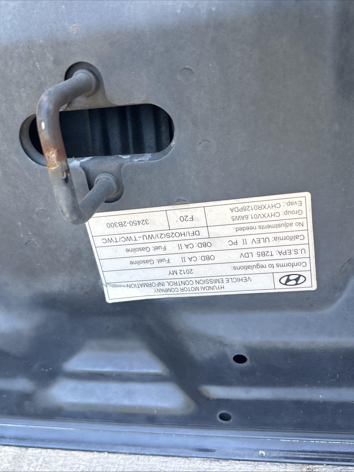 2012-2017 HYUNDAI VELOSTER FRONT HOOD OEM