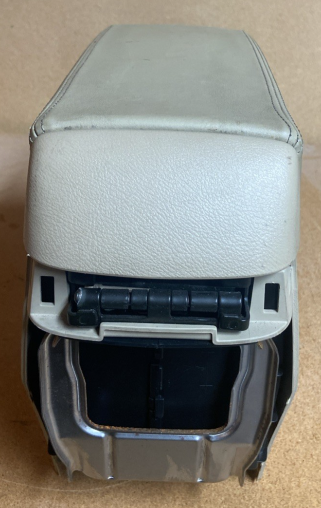 2004-2008 Acura TSX Center Console Arm Rest Storage Bin Floor Tan