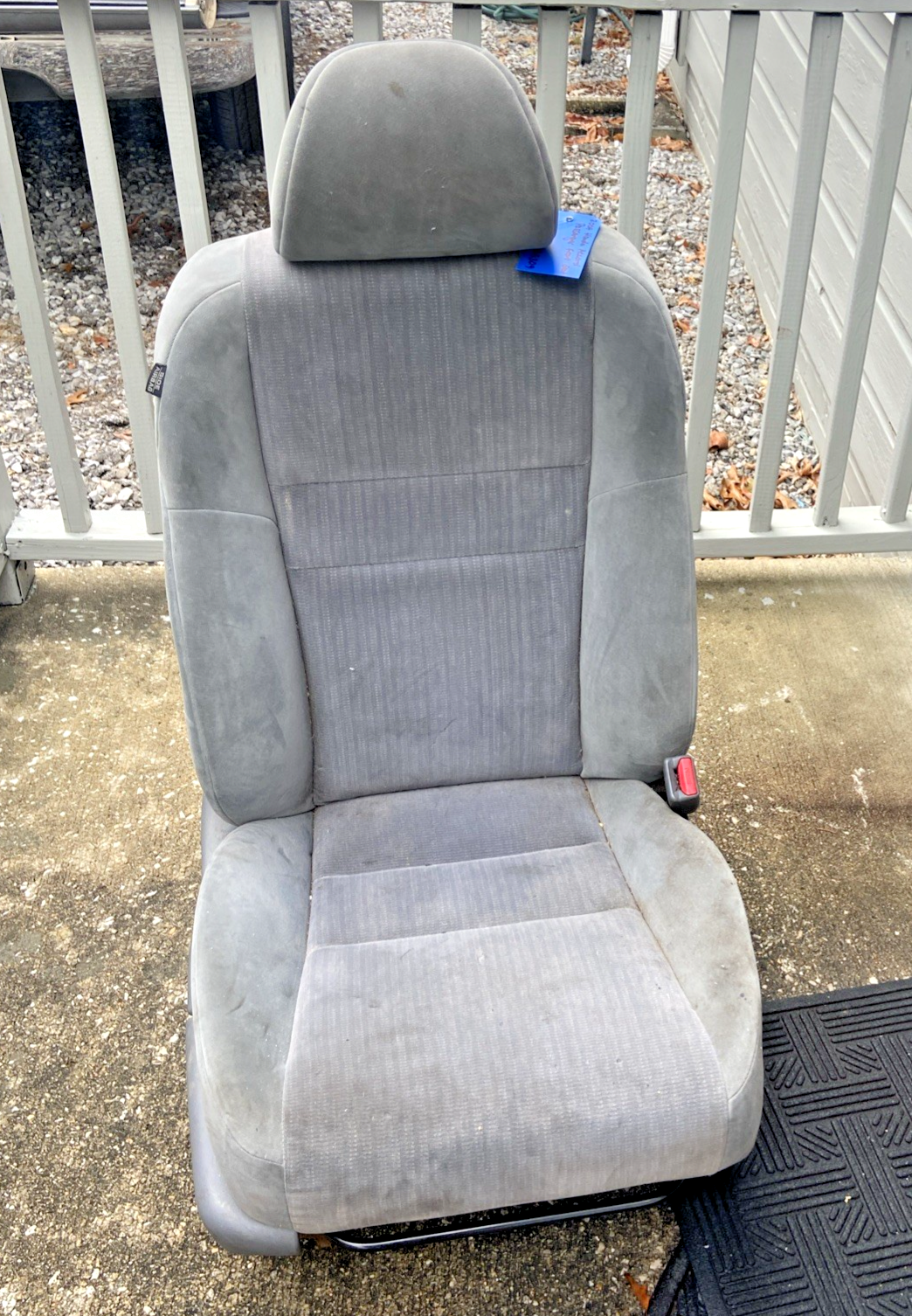 03-04 Honda Accord Right Front Passenger Seat Sedan Bucket Cloth Manual