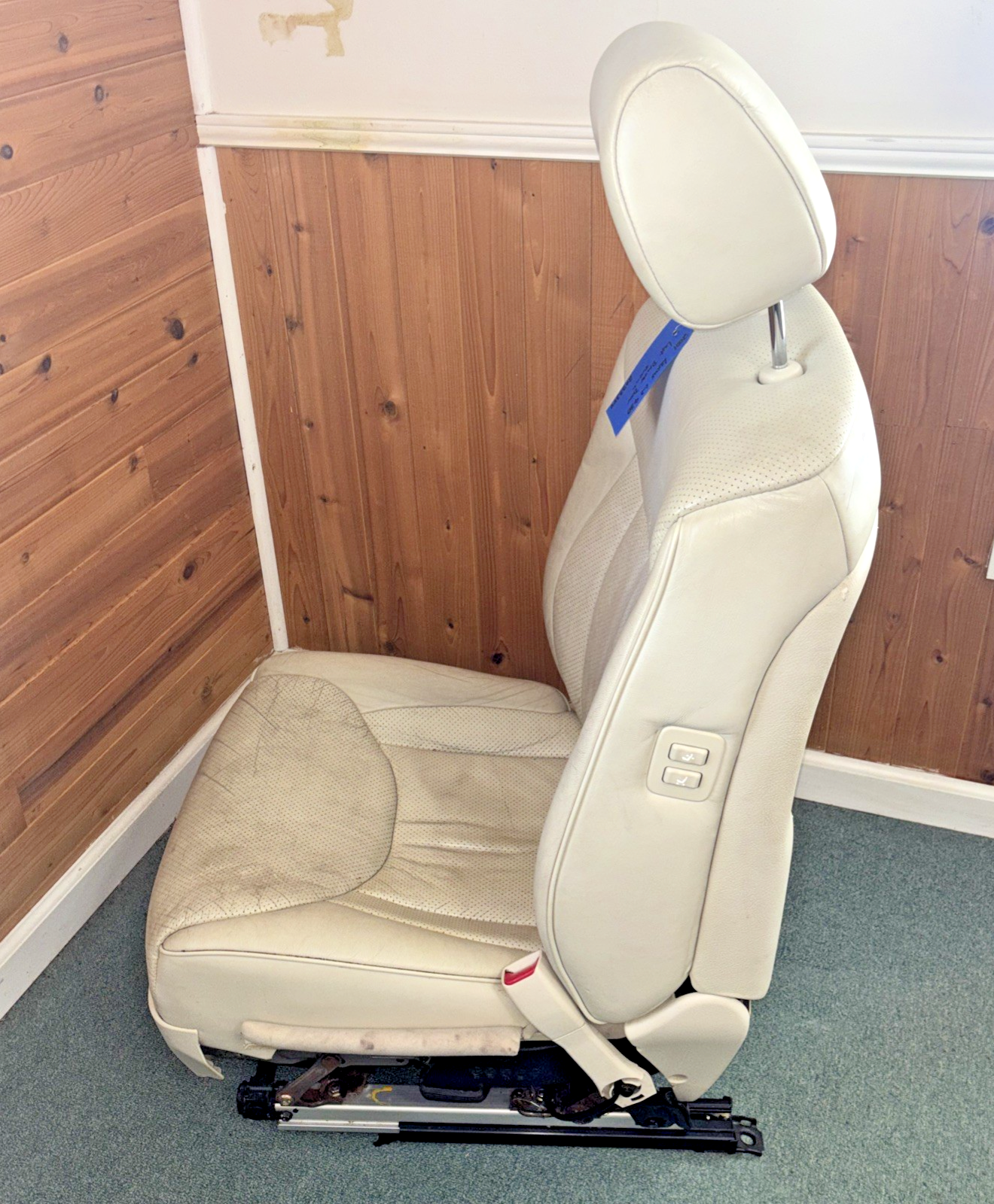 2001-2003 LEXUS LS430 FRONT PASSENGER SEAT ASSEMBLY LEATHER TAN