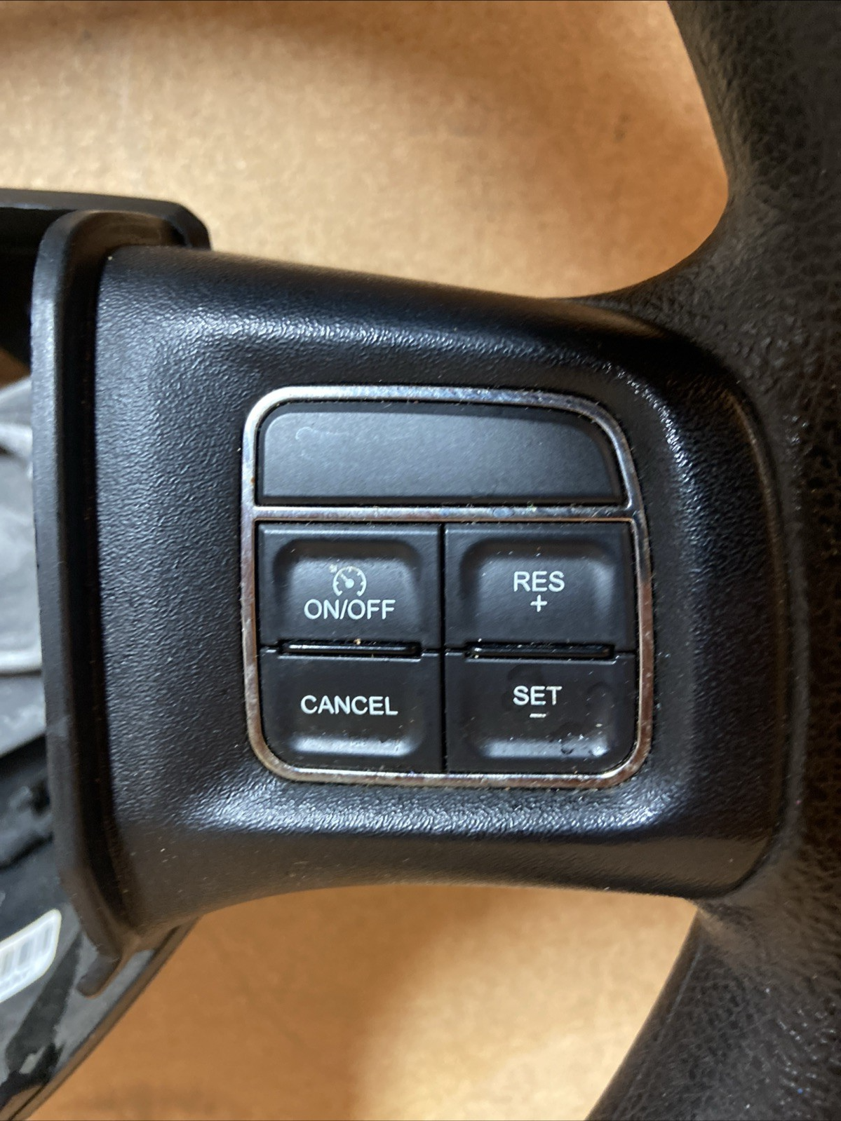 2012-2018 DODGE GRAND CARAVAN DRIVER STEERING WHEEL W/ CRUISE OEM 1WC22DX9AA