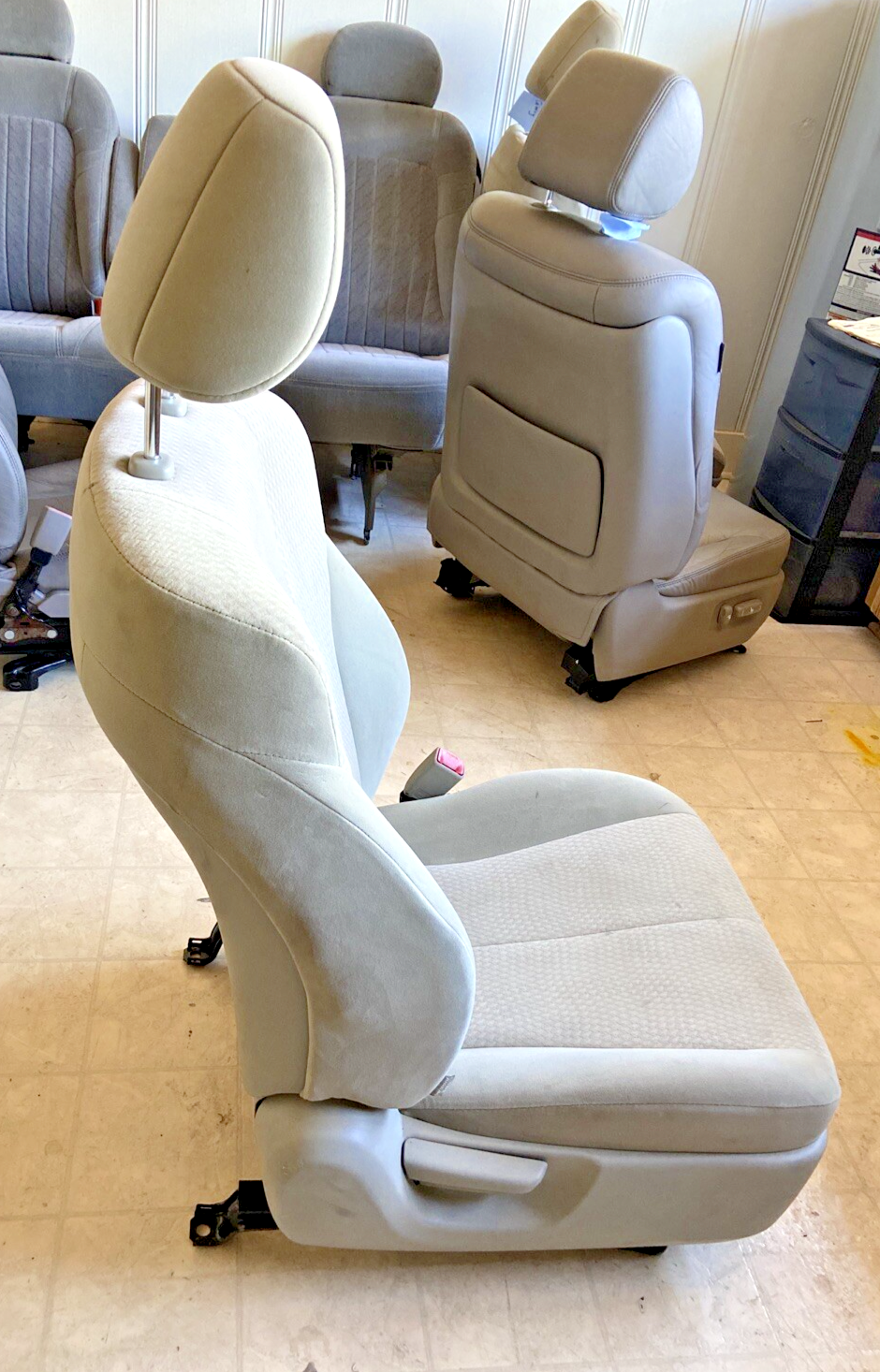 2011 Toyota Camry Front Right Passenger Manual Seat Assembly OEM Beige