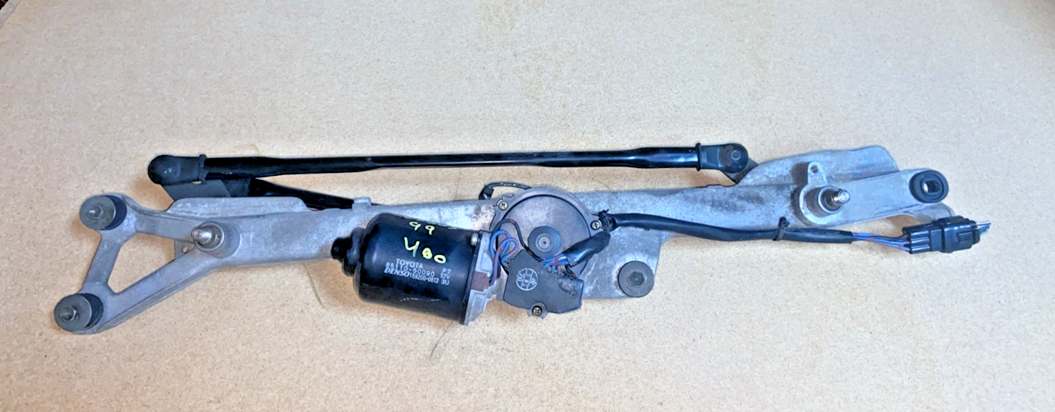95-00 LEXUS LS400 WINDSHIELD WIPER TRANSMISSION LINKAGE W MOTOR 85110-50090