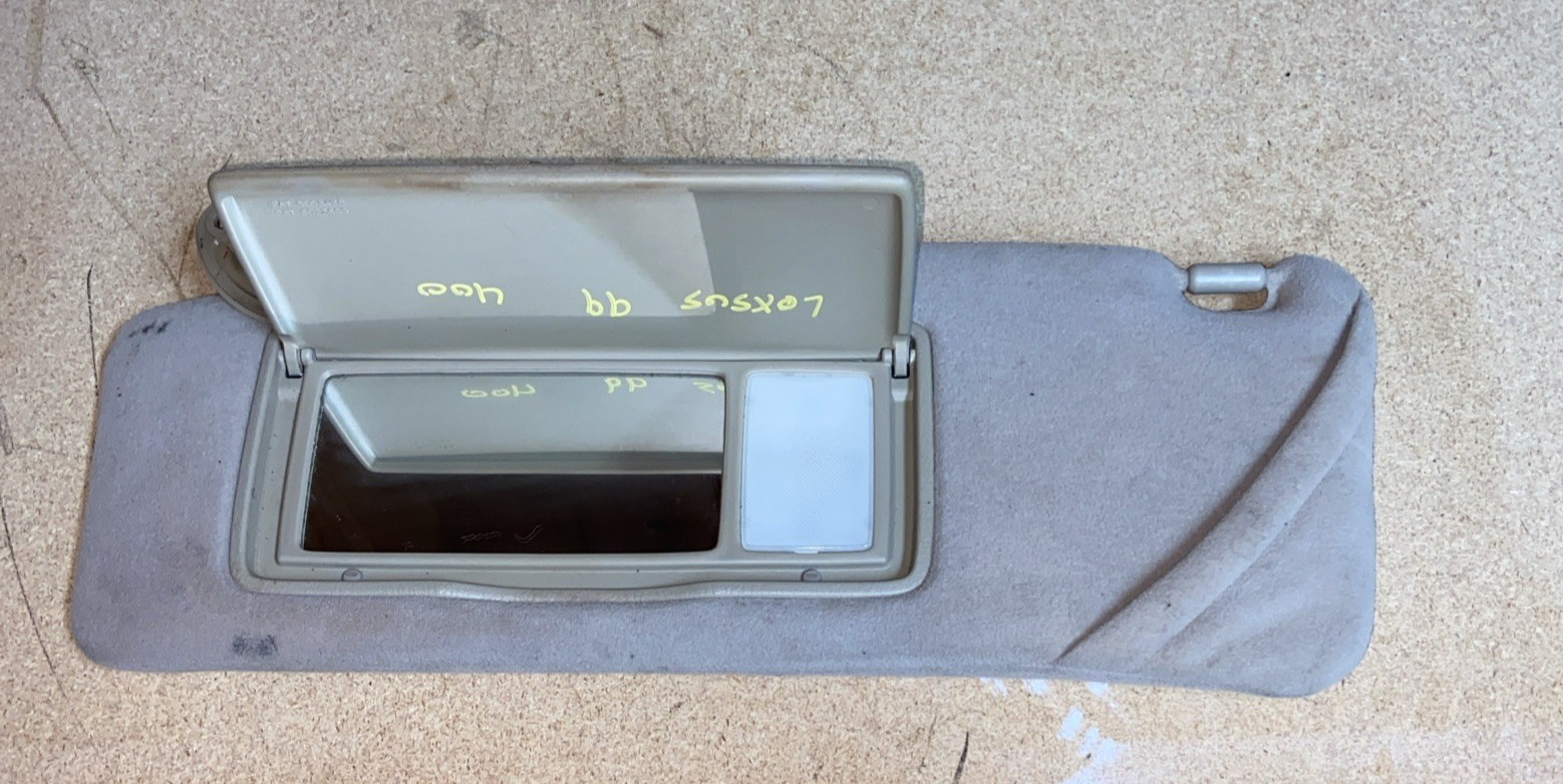 1998-2000 LEXUS LS400 Front Left Driver Side Sun Visor OEM 74320-50101