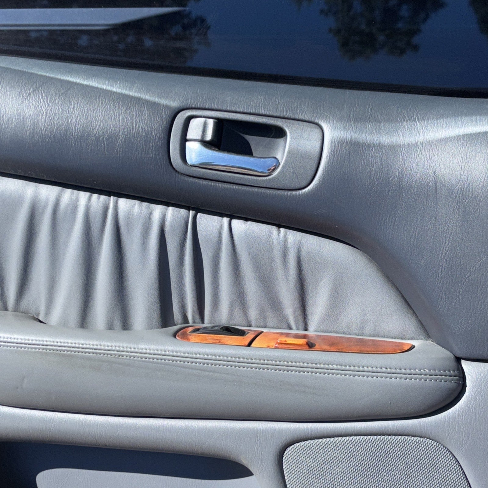 1998-2000 Lexus LS 400 Rear Left Passenger Door Shell Panel Assembly OEM Silver