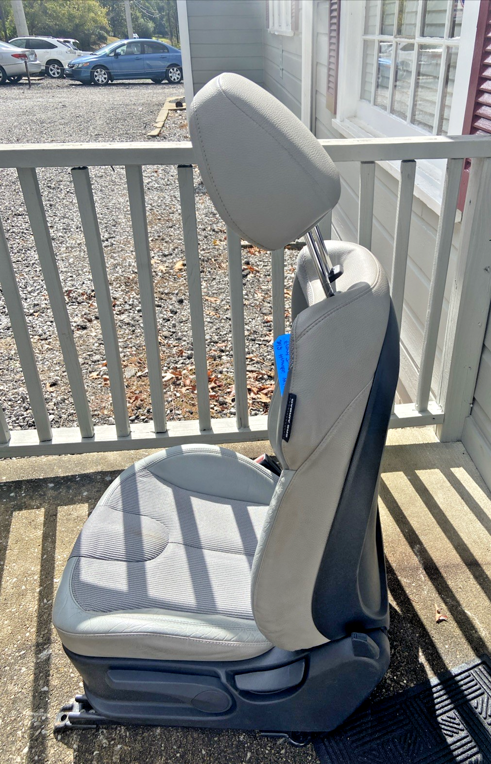 2012-2015 Hyundai Veloster Asiento delantero izquierdo del conductor de tela gris