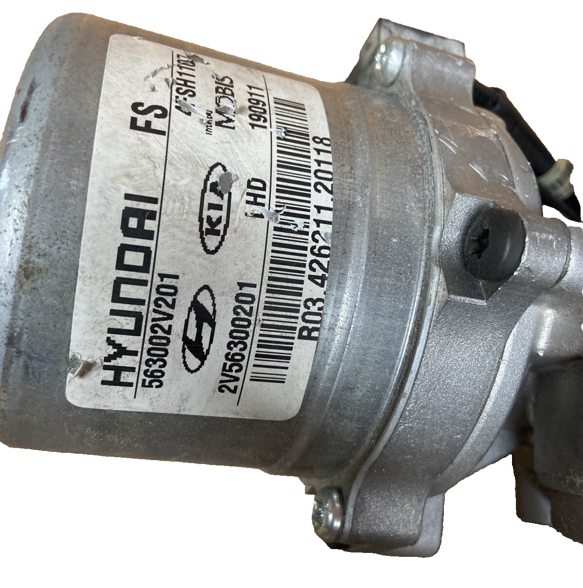 2012 Hyundai Veloster Steering Column Assembly With Motor OEM