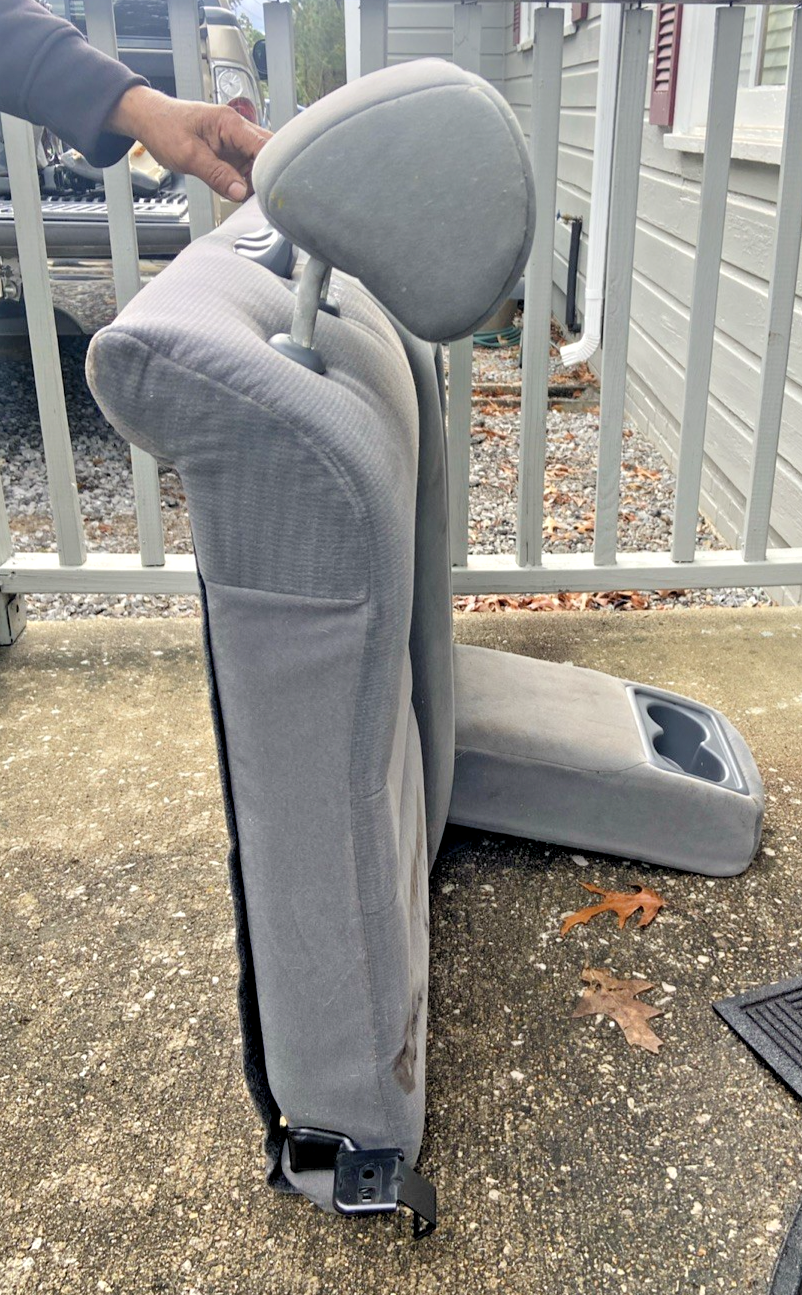 2003-2007 HONDA ACCORD SEDAN REAR SEAT UPPER CUSHION BACK Cloth Gray