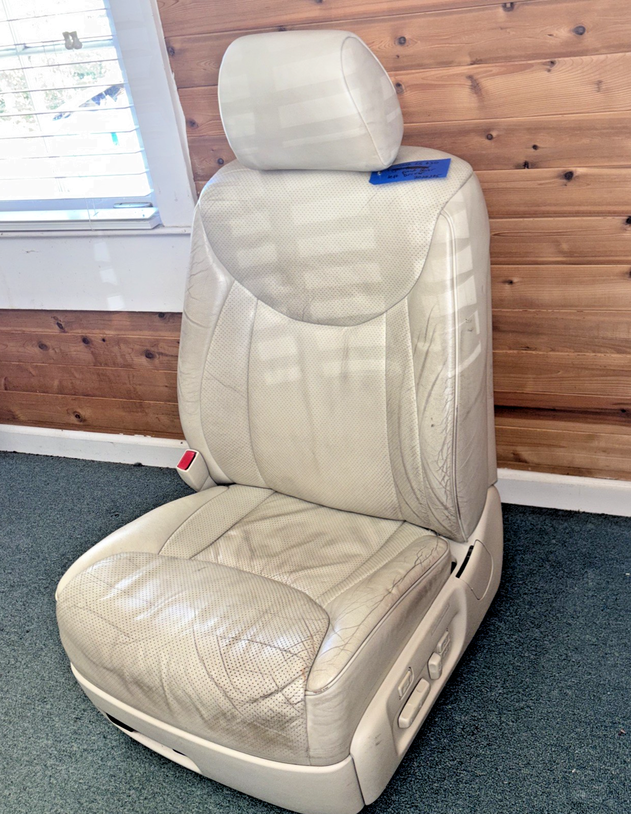2001-2003 Lexus LS 430 Left Front Driver Side Seat Assembly Leather Tan