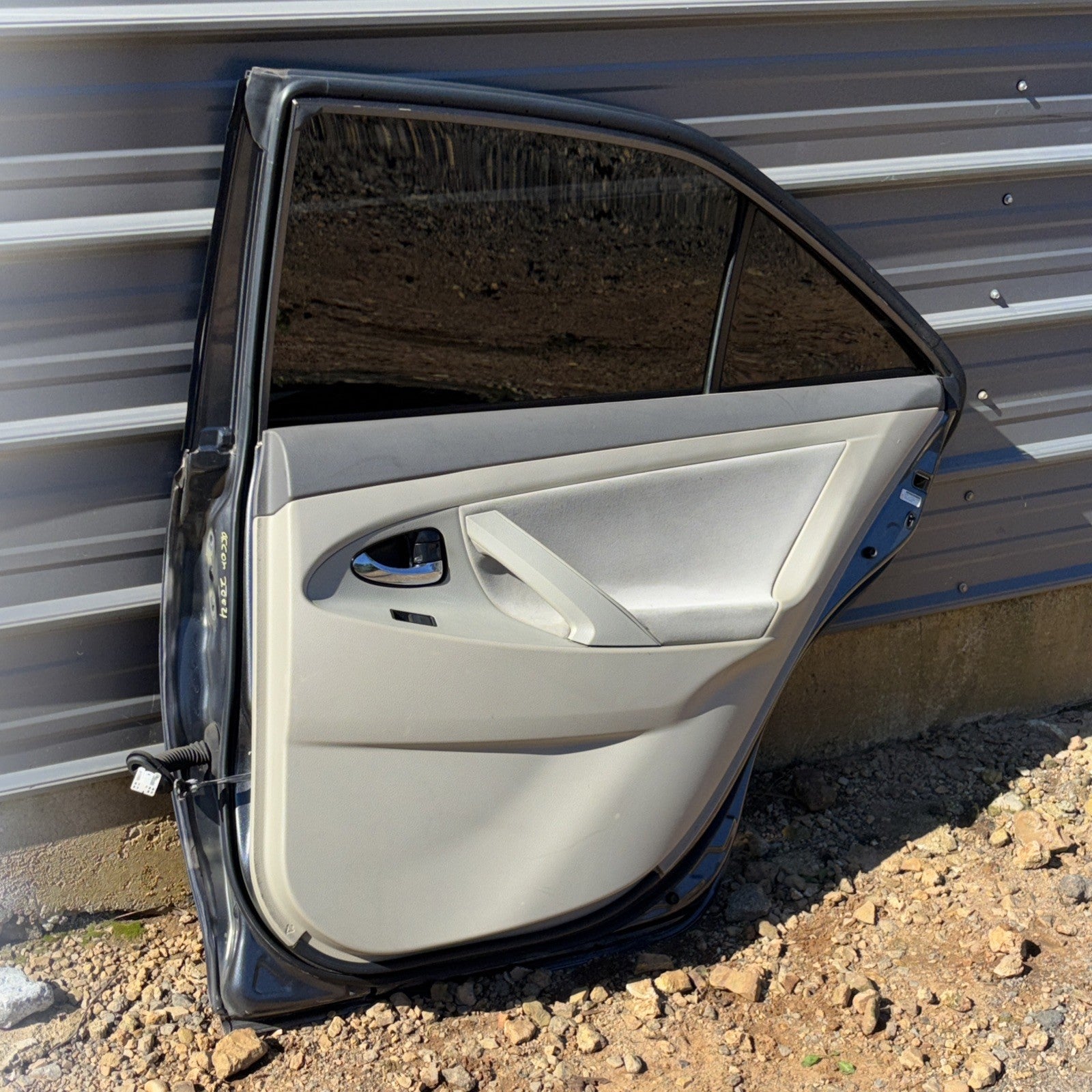 2007-2011 Toyota Camry Puerta Trasera Derecha Lado Pasajero Eléctrica OEM Gris