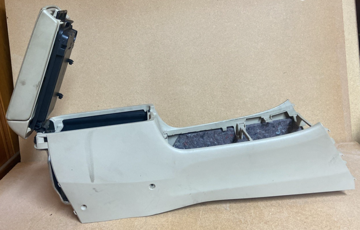 2004-2008 Acura TSX Center Console Arm Rest Storage Bin Floor Tan