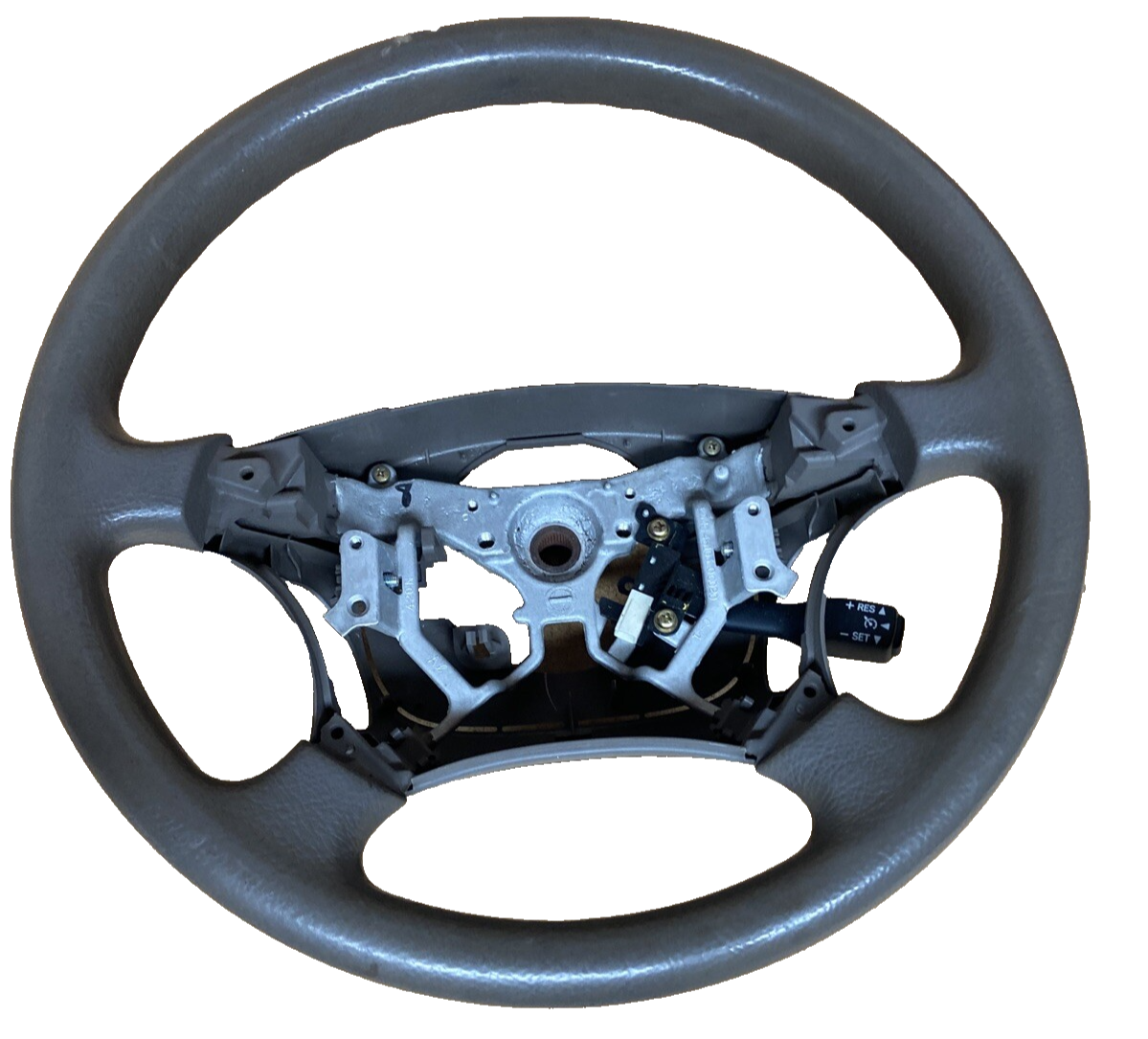 2003-2006 Toyota Tundra Sequoia OEM Tan Leather Steering Wheel W Cruise Control
