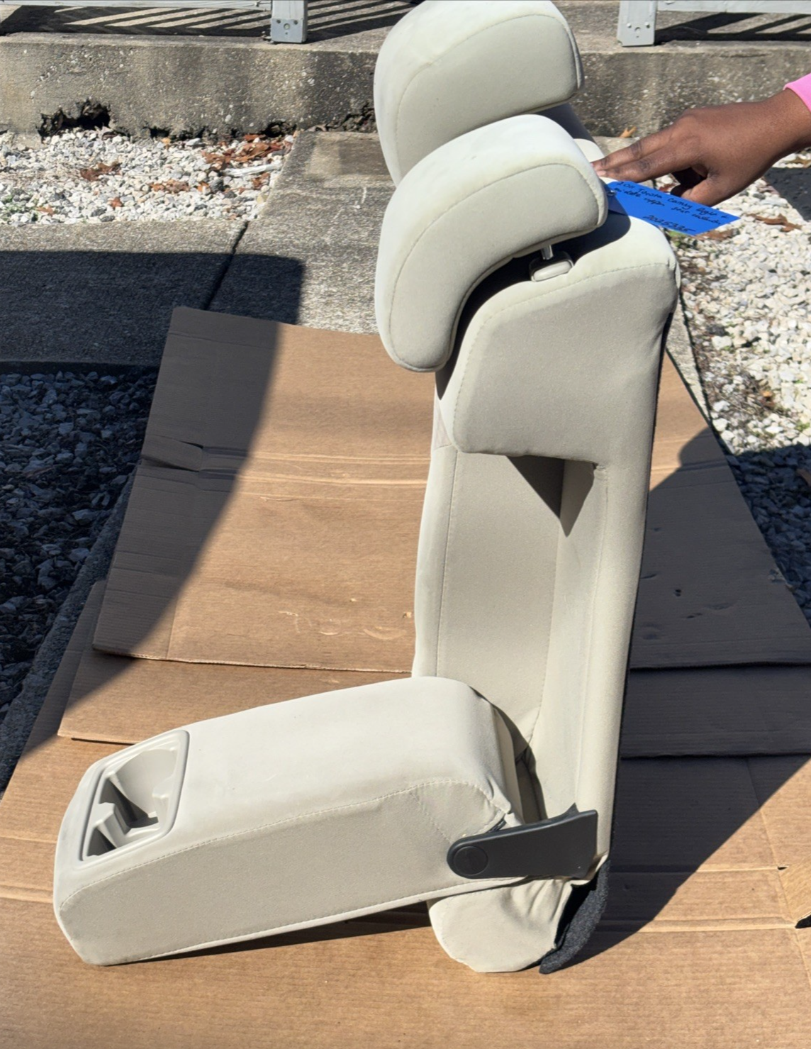 Cojín superior de asiento trasero derecho y central OEM para Toyota Camry 2007-2011