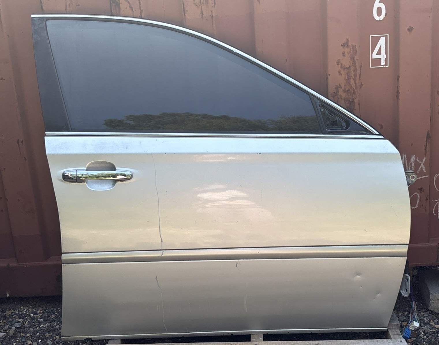 2002-2003 Lexus ES300 ES330 Carcasa de Puerta Delantera Derecha del Pasajero OEM Plateada