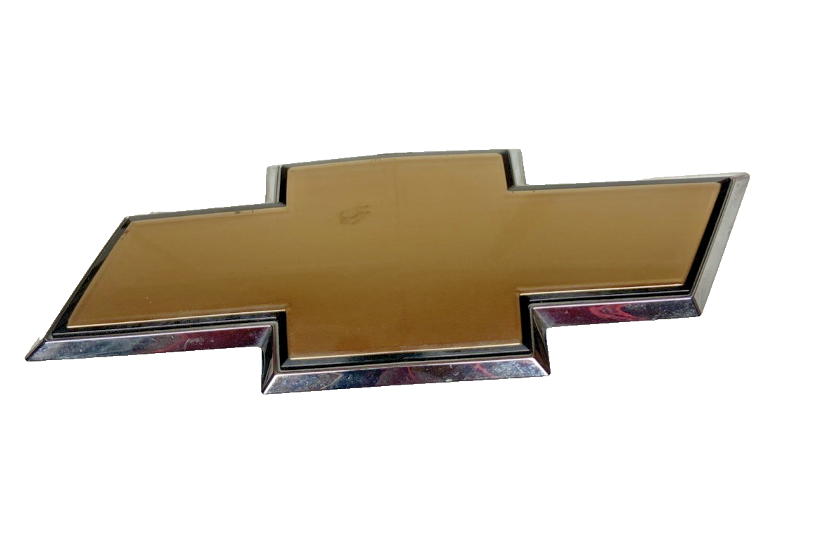 Front Grille Emblem Gold Chevrolet Tahoe Suburban Chevy 9-inch OEM