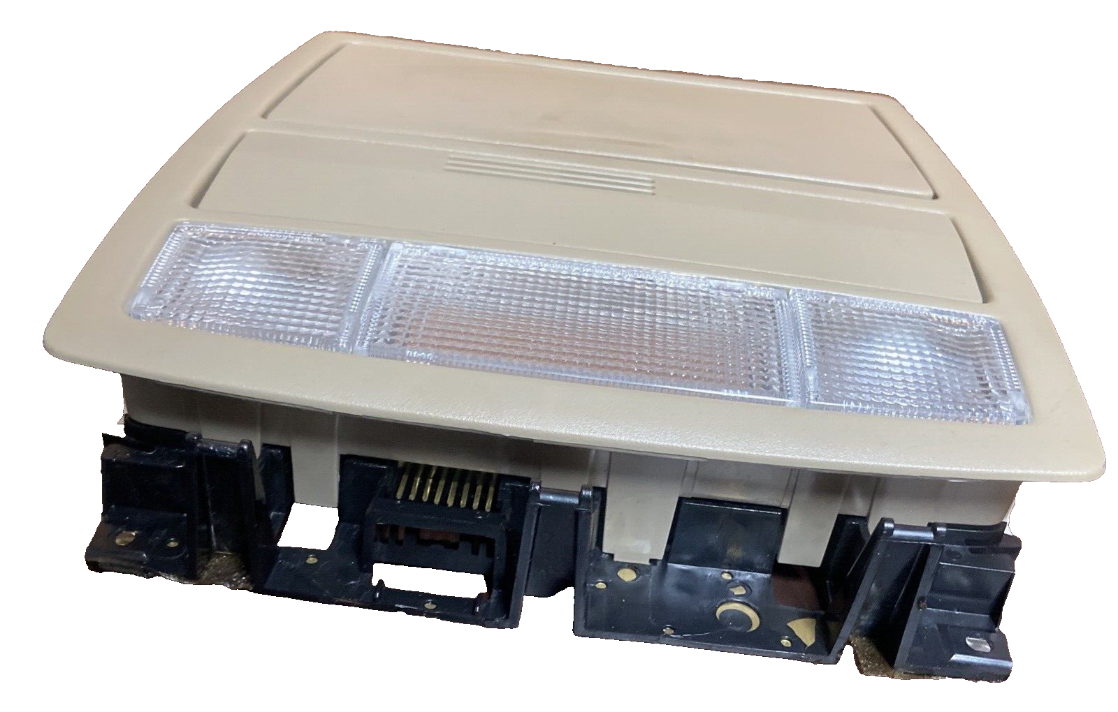 2011 Toyota Camry Overhead Console Dome Map Light Storage Tan Beige 1189831