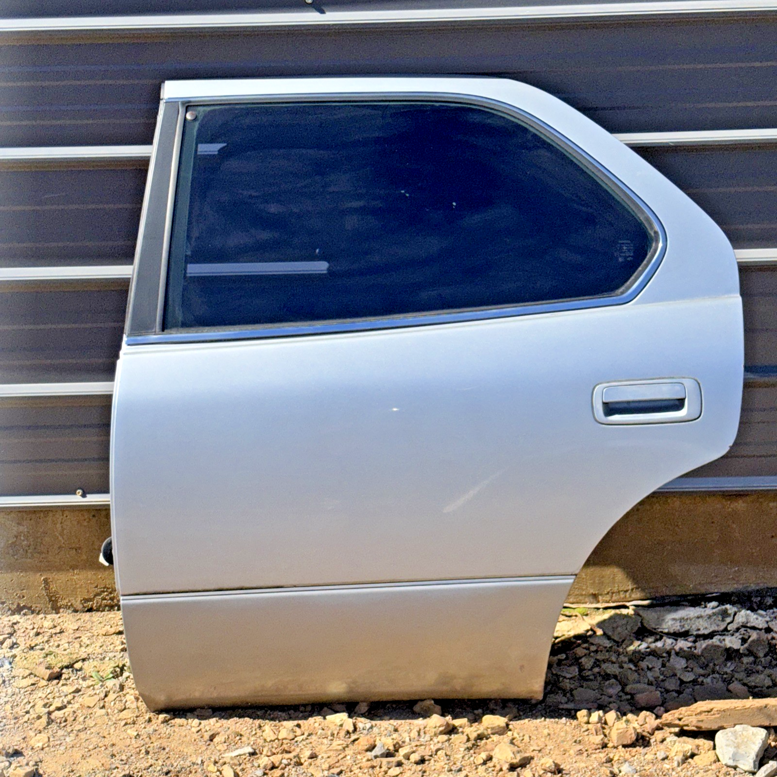 1998-2000 Lexus LS 400 Rear Left Passenger Door Shell Panel Assembly OEM Silver