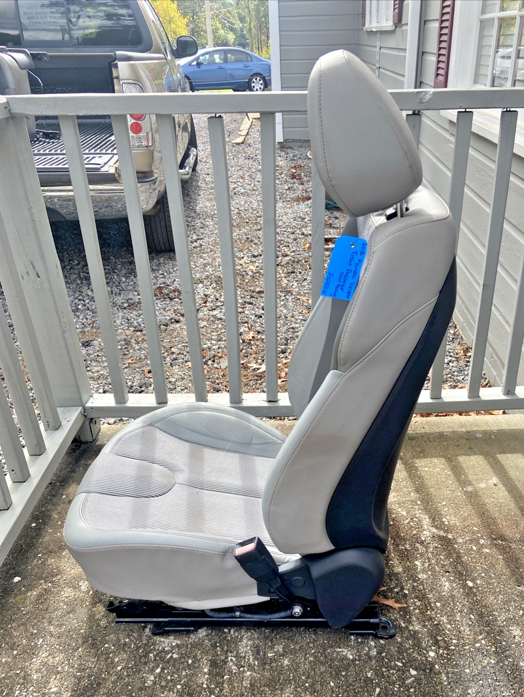 2012-2015 Hyundai Veloster Right Passenger Seat Cloth Gray