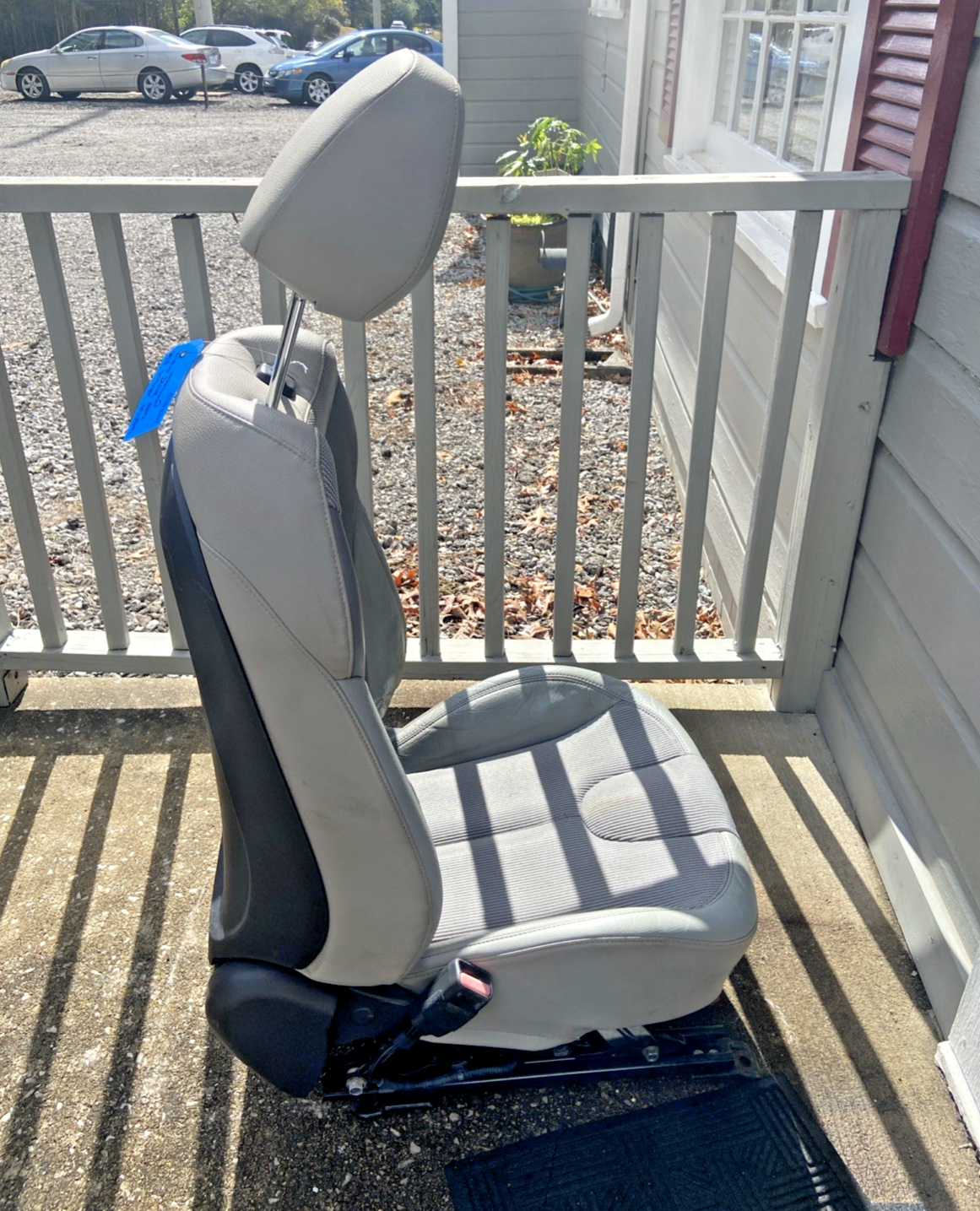 2012-2015 Hyundai Veloster Asiento delantero izquierdo del conductor de tela gris