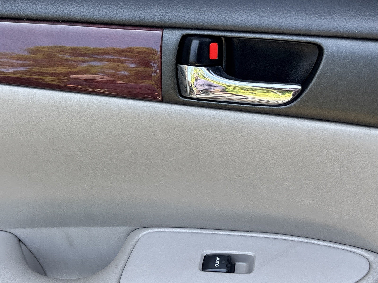 2002-2003 Lexus ES300 ES330 Carcasa de puerta trasera izquierda OEM plateada