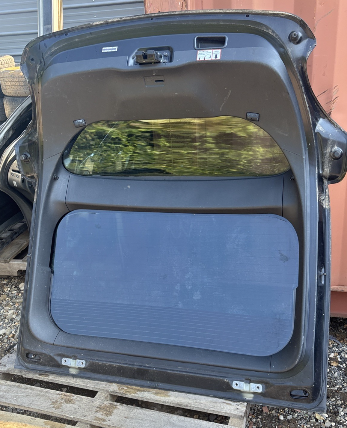 2012-2013 Hyundai Veloster Base Trunk Deck Lid Hatch Gate BLACK