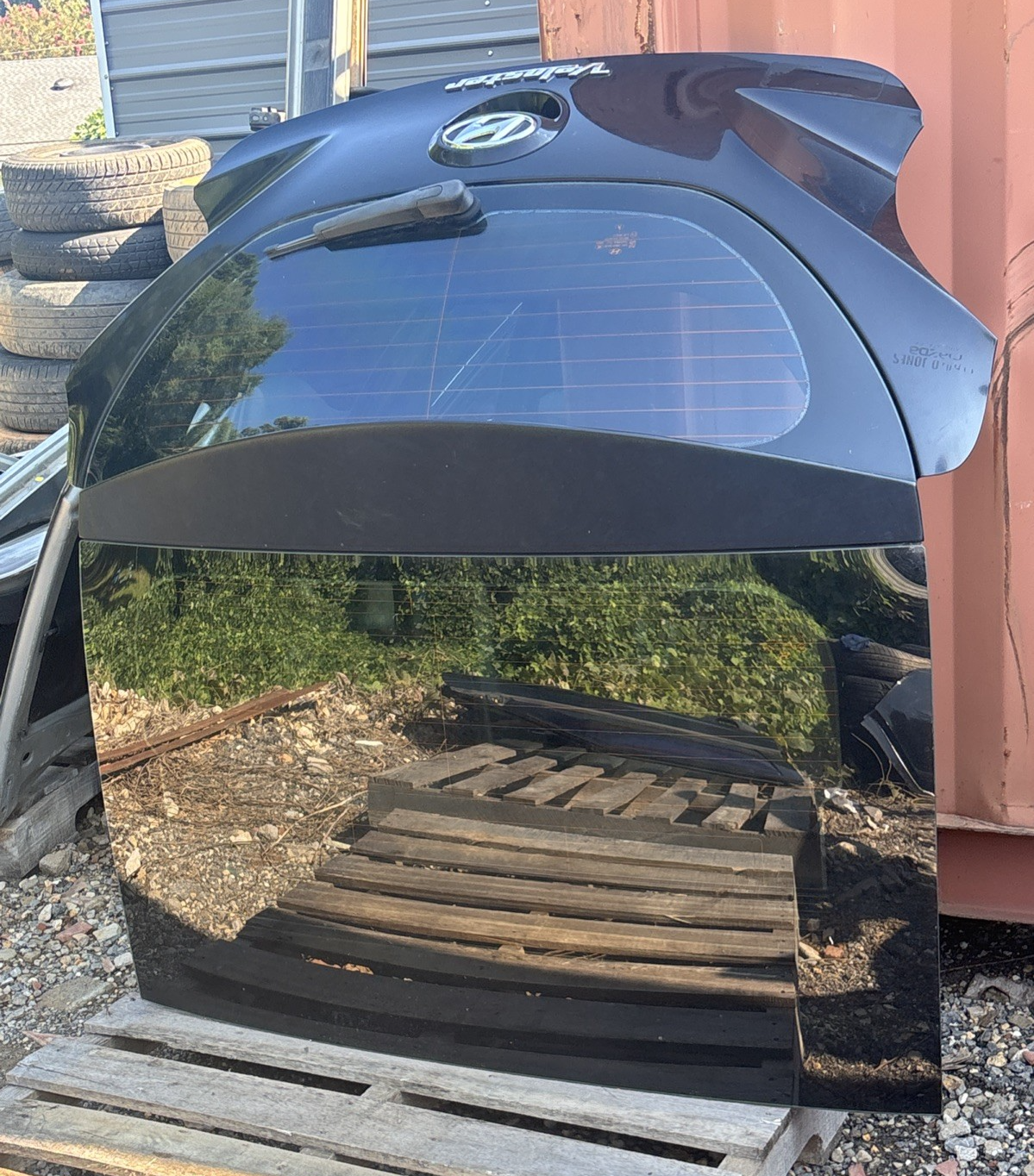 2012-2013 Hyundai Veloster Base Trunk Deck Lid Hatch Gate BLACK