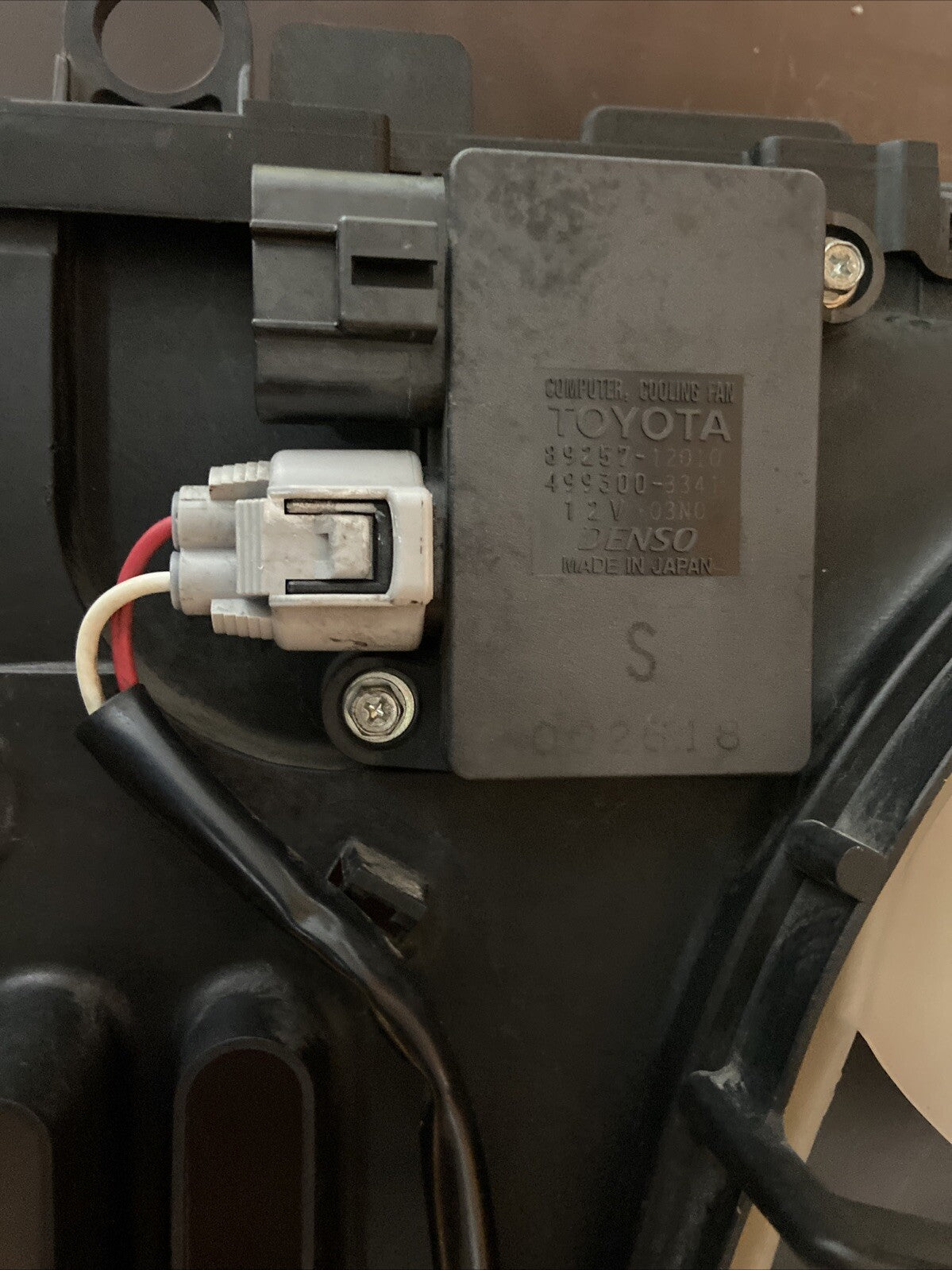 2011 Toyota Corolla Radiator Cooling Fan Assembly