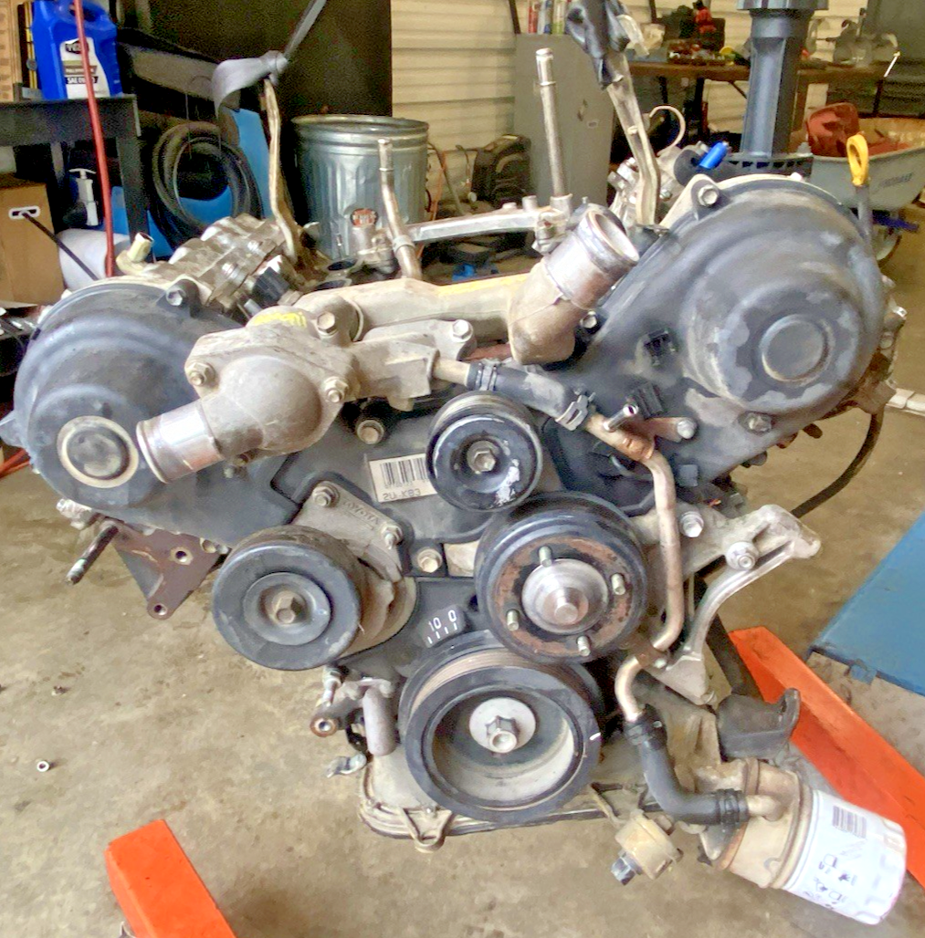 2000 2001 2002 2003 2004 TOYOTA TUNDRA ENGINE 4.7L V8 ran excellent