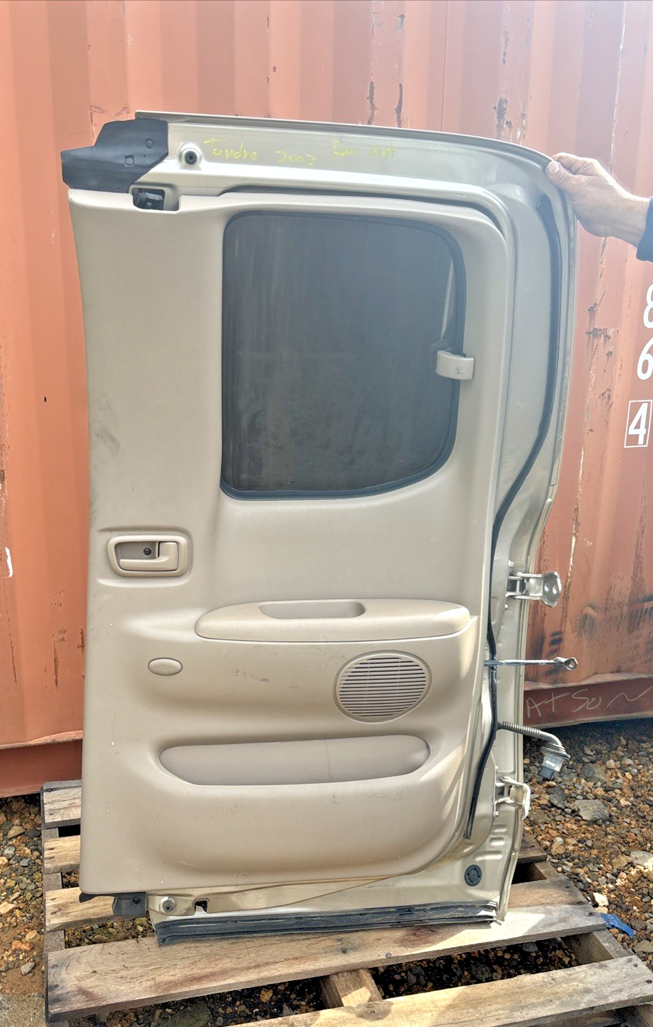 2000-2006 Toyota Tundra Moldura Lateral Trasera Izquierda de la Puerta de Cabina Extendida