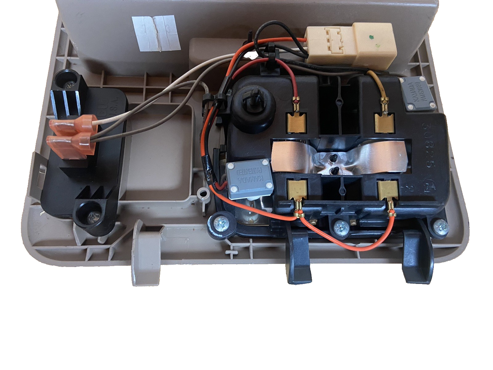 Consola de techo con luces de mapa/domo y compartimento para gafas de sol para Toyota Tundra 2003