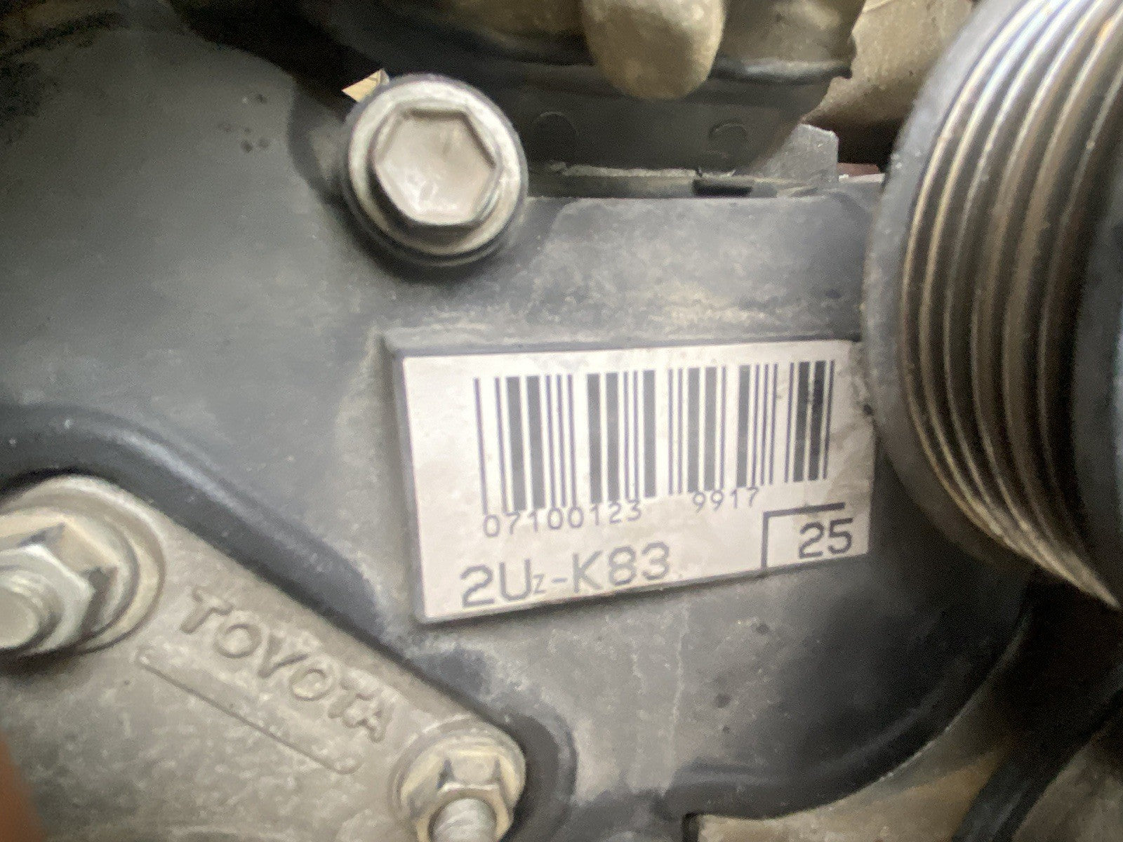 2000 2001 2002 2003 2004 TOYOTA TUNDRA ENGINE 4.7L V8 ran excellent