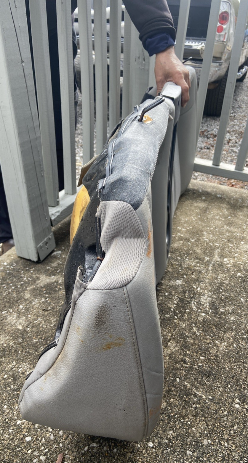 2012-2016 Hyundai Veloster Asiento trasero inferior gris