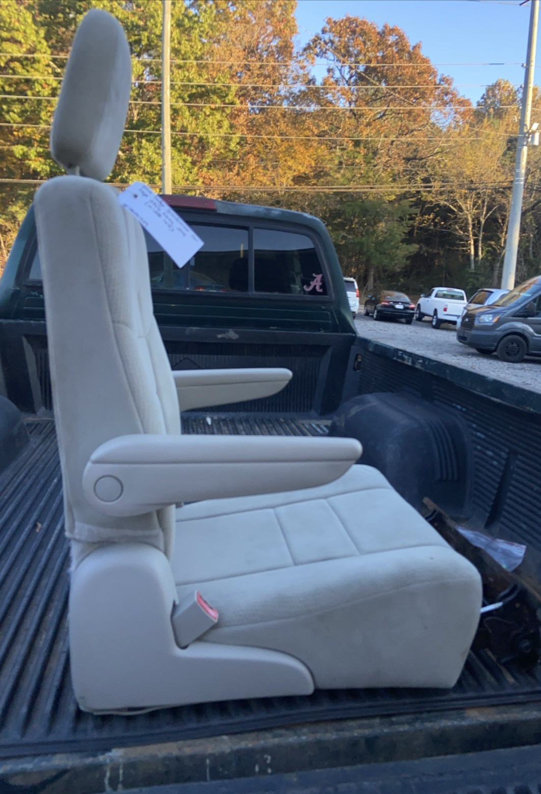 2012 DODGE CARAVAN Left Rear Driver Side 2nd Row Interior Cloth Seat Stow N Go