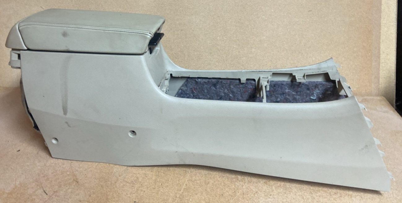 2004-2008 Acura TSX Center Console Arm Rest Storage Bin Floor Tan