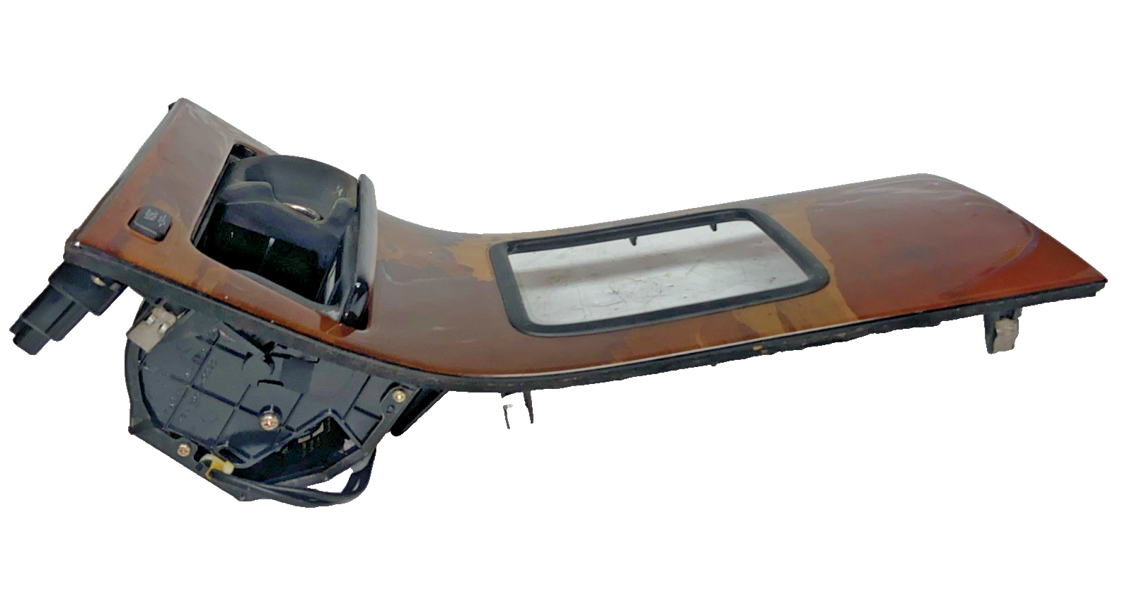 98-00 LEXUS LS 400 FRONT CENTER CONSOLE GEAR SHIFTER TRIM COVER BEZEL WOOD OEM