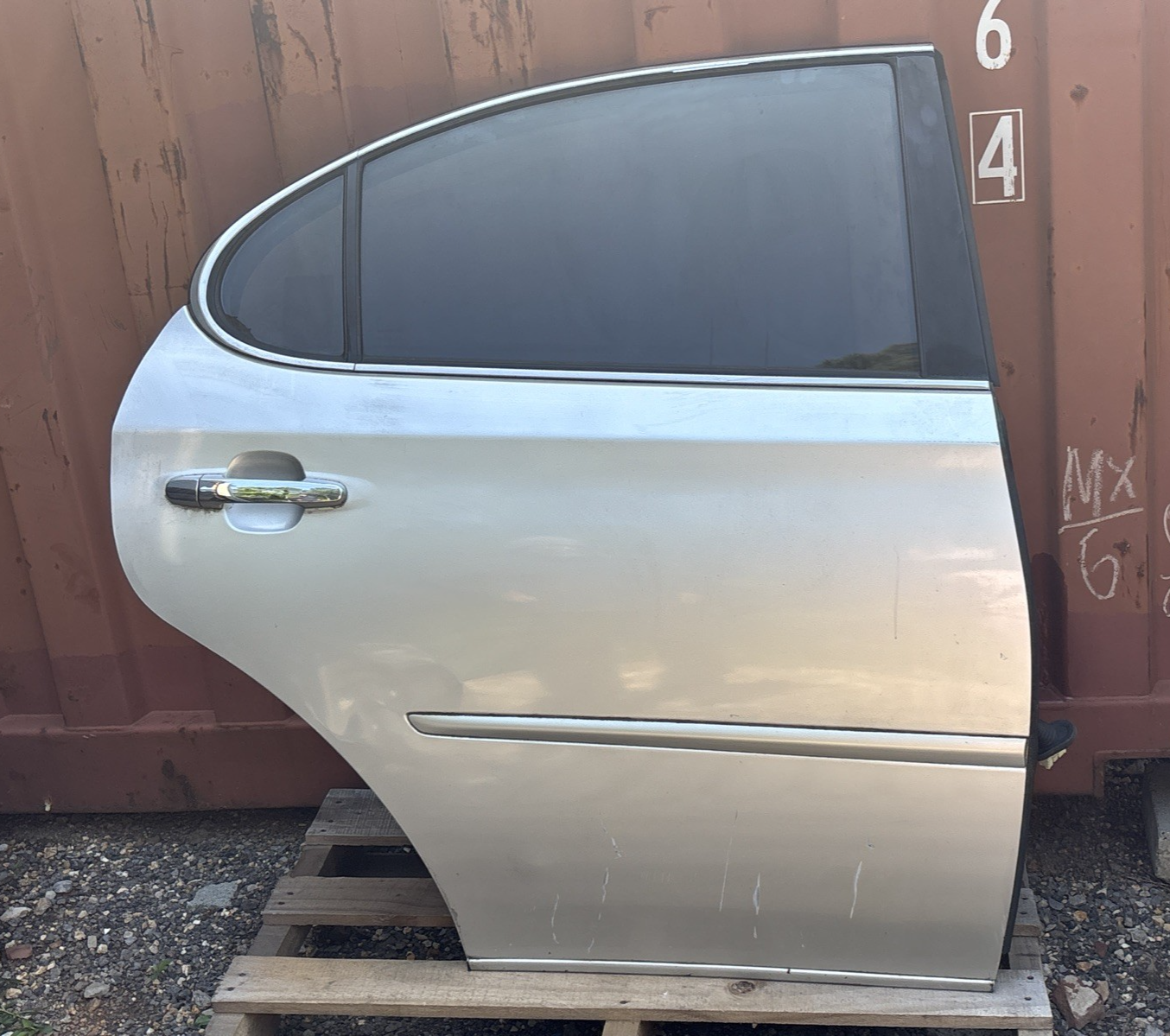 2002-2003 Lexus ES300 ES330 Carcasa de puerta trasera derecha OEM Plateado