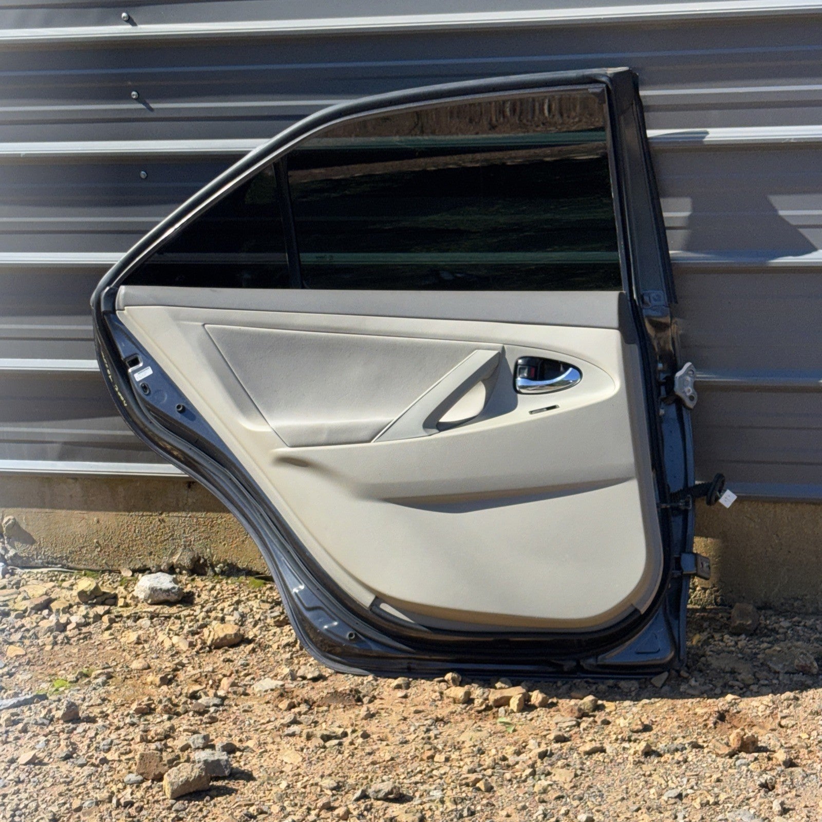 2007-2011 Toyota Camry Puerta trasera izquierda del conductor eléctrica OEM gris